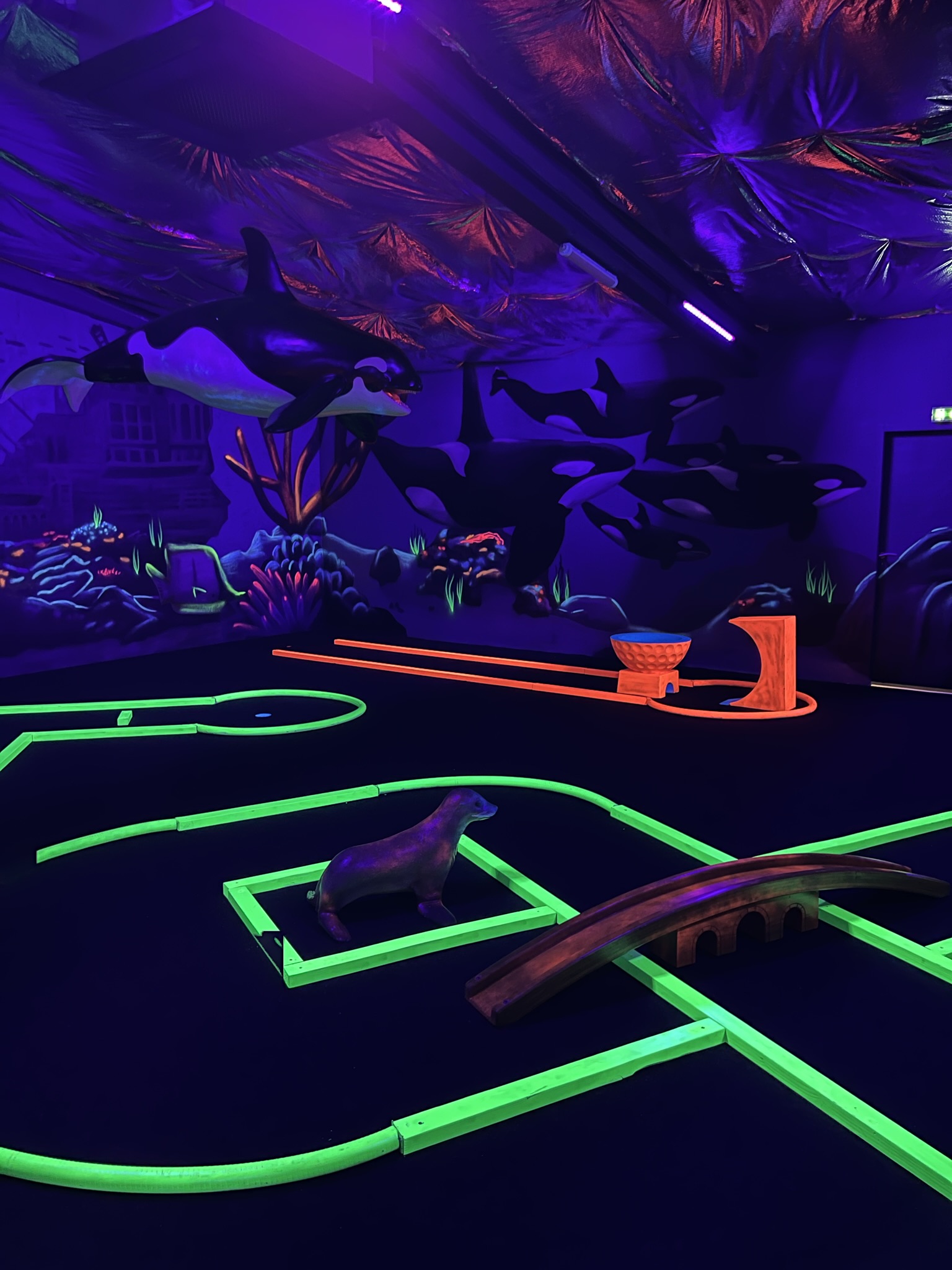 Mini-Golf Fluo